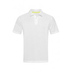 Tricou Polo Stedman Active  - Alb