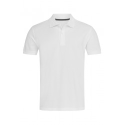 Tricou Polo Stedman Hendry- Alb