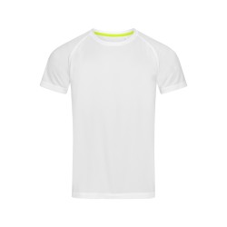 Tricou Stedman Active Raglan - Alb Tricou Stedman Active Raglan - Alb