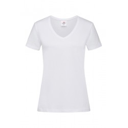 Tricou Stedman Classic-V dama - Alb Tricou Stedman Classic-V dama - Alb