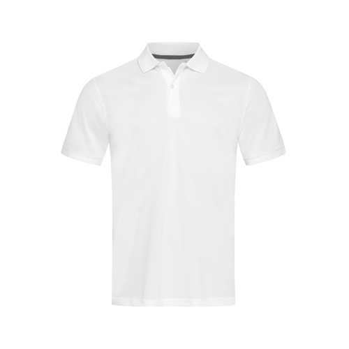 Tricou Stedman Polo Pique - Alb