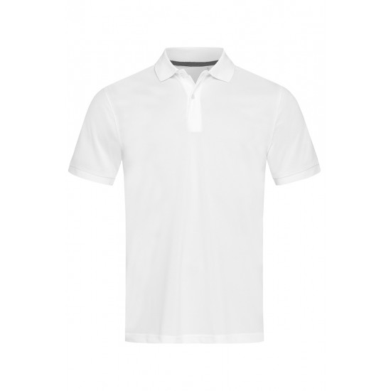 Tricou Stedman Polo Pique - Alb