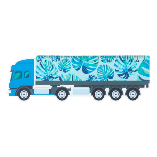 Rigla plastic 15 cm Trucker Rigla plastic 15 cm Trucker
