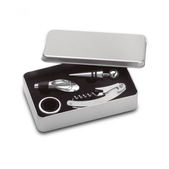 Set de vin in cutie metalica Terena